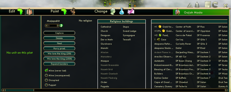 InGame Editor+ | CivFanatics Forums