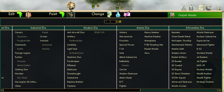 InGame Editor+ | CivFanatics Forums