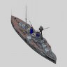 Courbet Class Dreadnought Battleship (WWII)