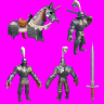 [Civ6] (Mounted & Dismounted) Gothic Knight 3D Unit Assets
