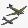 Douglas C-47 Skytrain with Waco CG-4