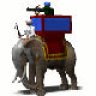 shrunken  Maratha Elephant