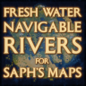 Saph's Maps: Fresh Water Navigable Rivers