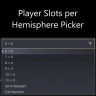 Player Slots Per Hemisphere
