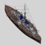 Courbet Class Dreadnought Battleship (Interwar)