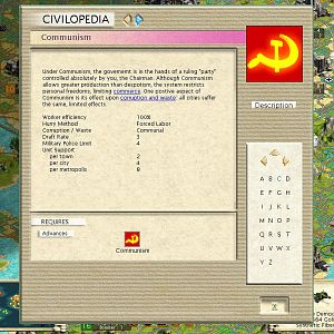 Civilopedia - Communism