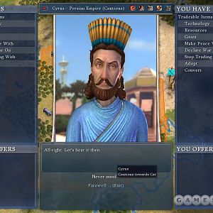 Cyrus - Diplomacy
