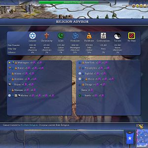 Religions Screen