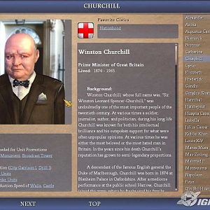 Civilopedia Entry: Churchill