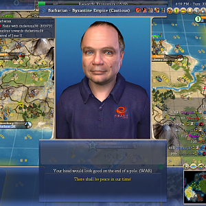 Sid Meier Leader Of The Barbarian Colony Of Byzantium!