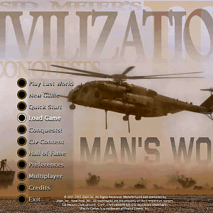 Man's Work Title Screen (Civ Complete)