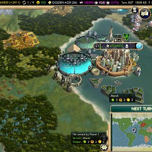 Atlantean Ocean cities, formally ocean cities from the future worlds mod