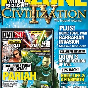 Civ4 on the cover of PC Zone