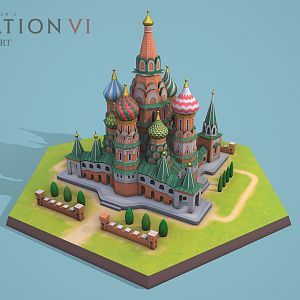 St. Basil's Cathedral, fan art
