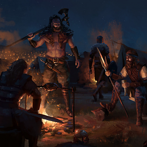 Barbarian Campfire